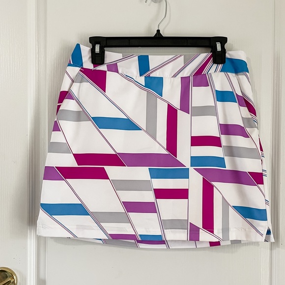 adidas Pants - Adidas Cimacool Golf Skort Geometric Design Size 2